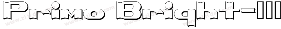 Primo Bright字体转换